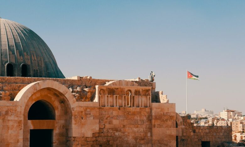 صورة تعبيرية: Amman Jordan skyline economy illustrative