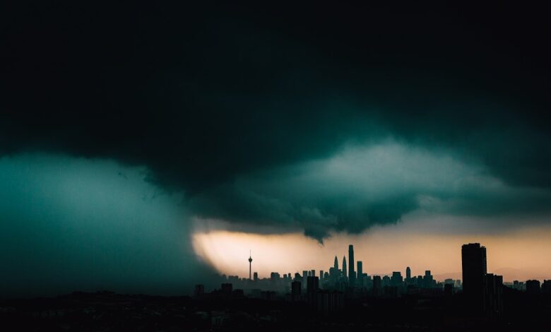 صورة تعبيرية: Malaysia storm illustrative
