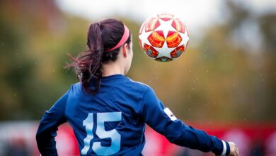 لاعبات كرة قدم في مباراة، صورة تعبيرية وليست لمنتخب الأردن للسيدات