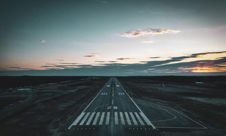 Passenger aircraft illustrative image