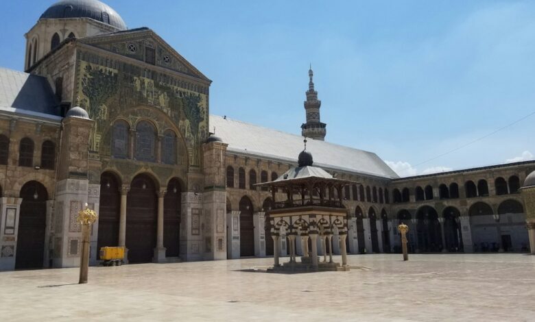 المسجد الأموي في دمشق، صورة تعبيرية عن قطاع السياحة السوري